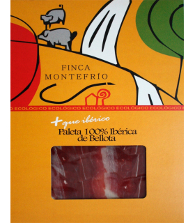 Organic Acorn-fed iberico sliced shoulder ham paleta - Finca Montefrío