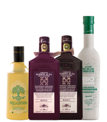 Organic Extra Virgin Olive Oil selection