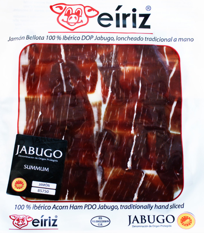 Jambon ibérique pata negra D. O. Summum à la coupe - Eíriz Jambon ibérique pata negra D. O. Summum à la coupe - Eíriz