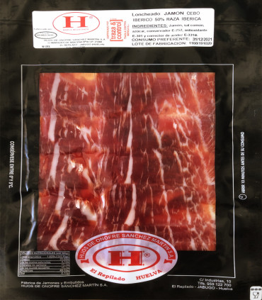 Sliced cebo ham  - Hijos de Onofre Sánchez Martín