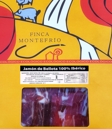 Tranches de Jambon ibérique de bellota - Pata negra bio - Finca Montefrío