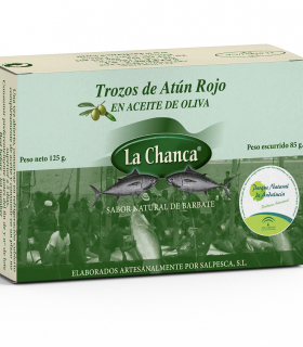 Tuna chunks in olive oil 125 g - La Chanca