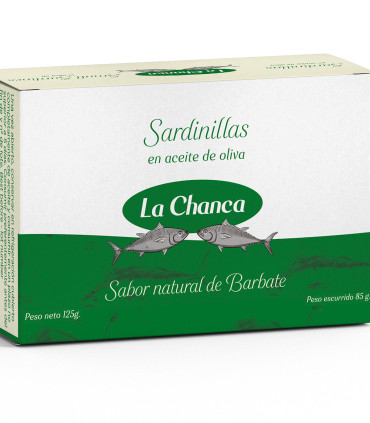 Tin of delicious little sardines in olive oil - Artisanal production of La Chanca