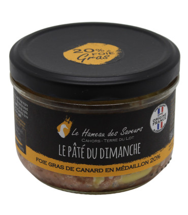 Sunday pâté with foie gras
