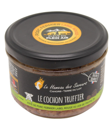 Paté francés de cerdo con trufa