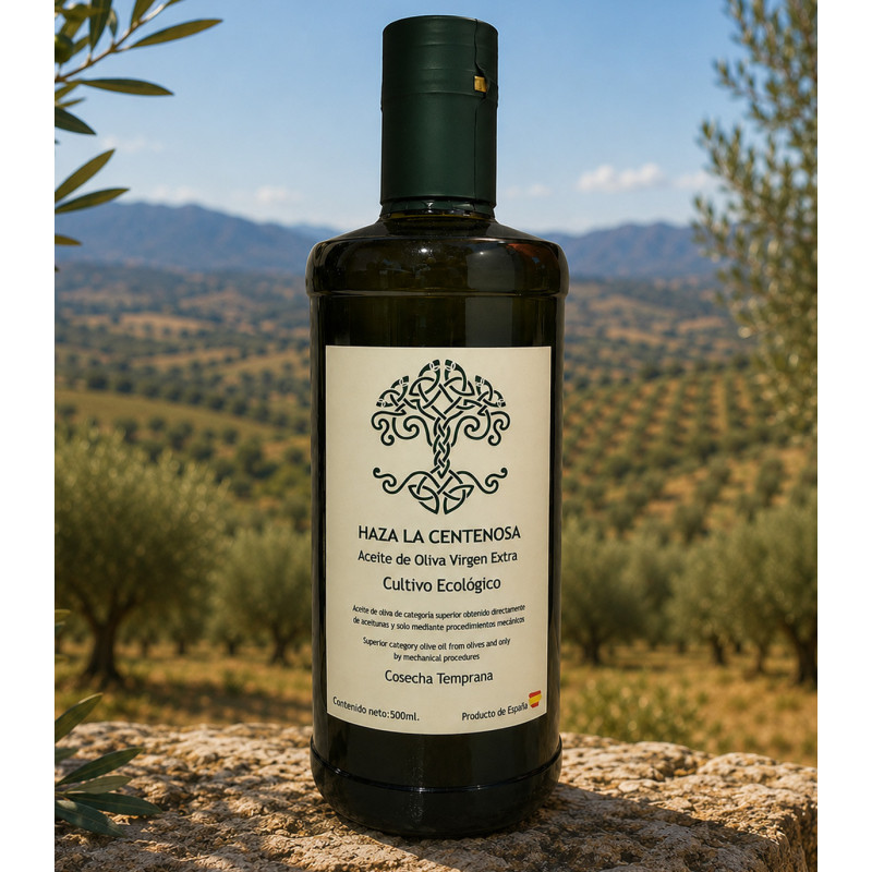 Aceite de Oliva Virgen Extra Ecológico 2019 - Haza La Centenosa
