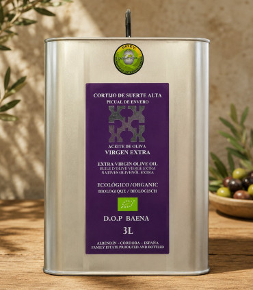 Picual Organic Extra Virgin Olive Oil - Cortijo de Suerte Alta