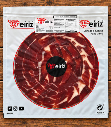 Sliced dry-cured Iberian ham  - Eíriz
