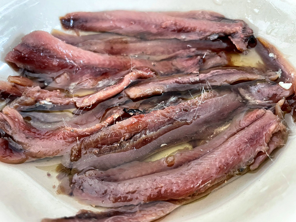 plato de anchoas