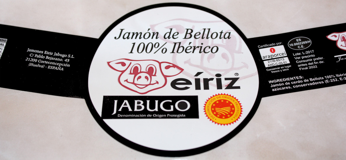 label PDO  Jabugo