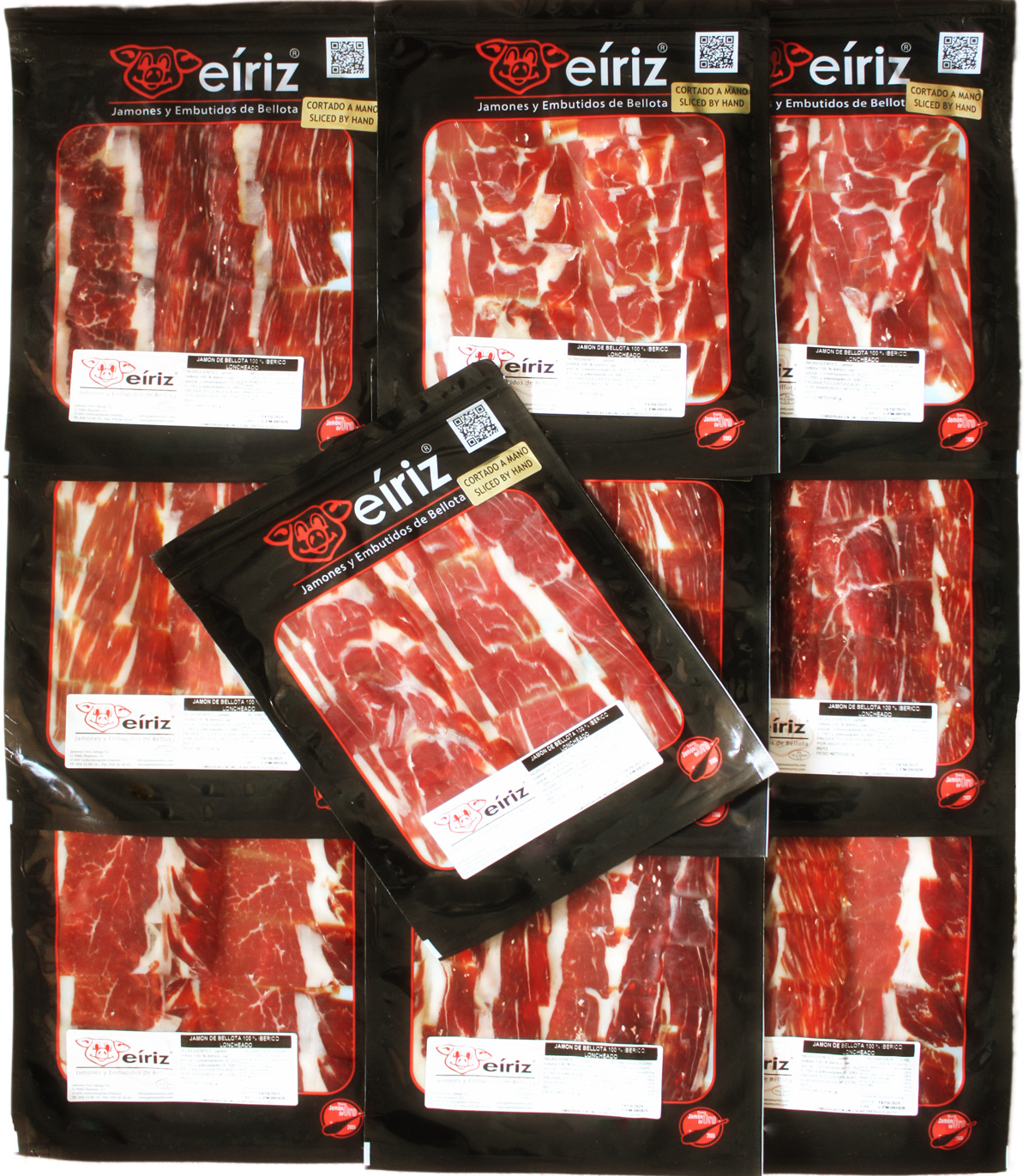 Paquet de 10 sachets de jambon Eíriz