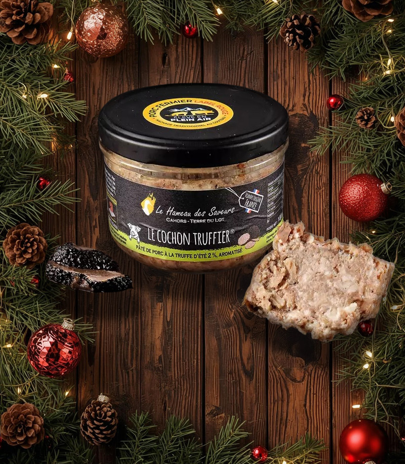 Cerdo trufado para Navidad