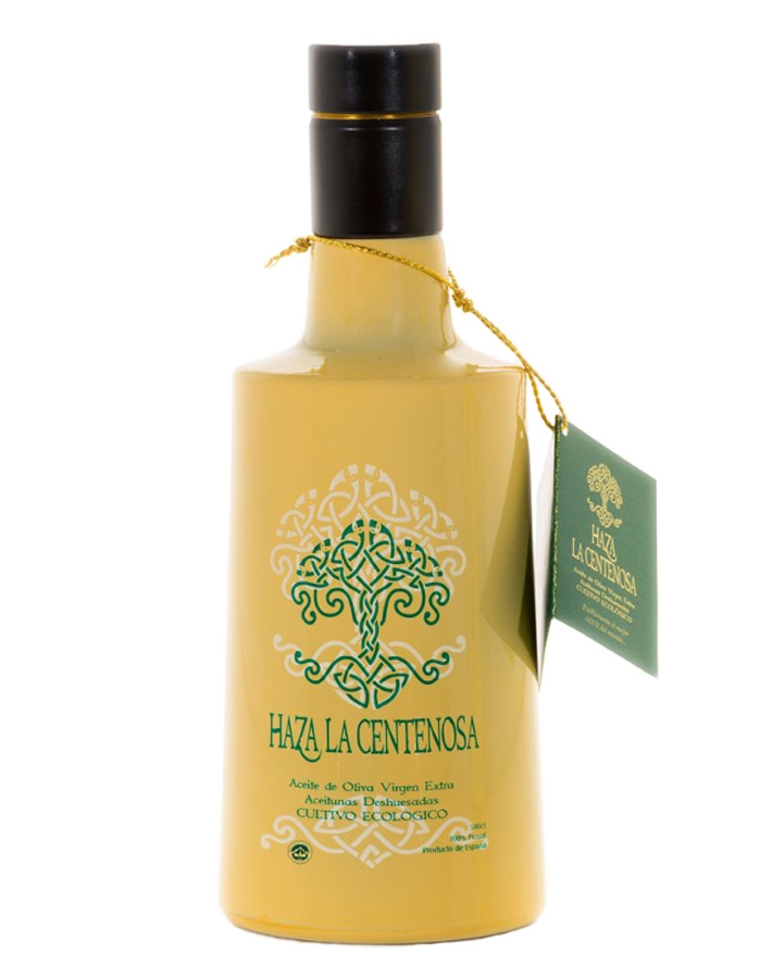 Botella aceite aove