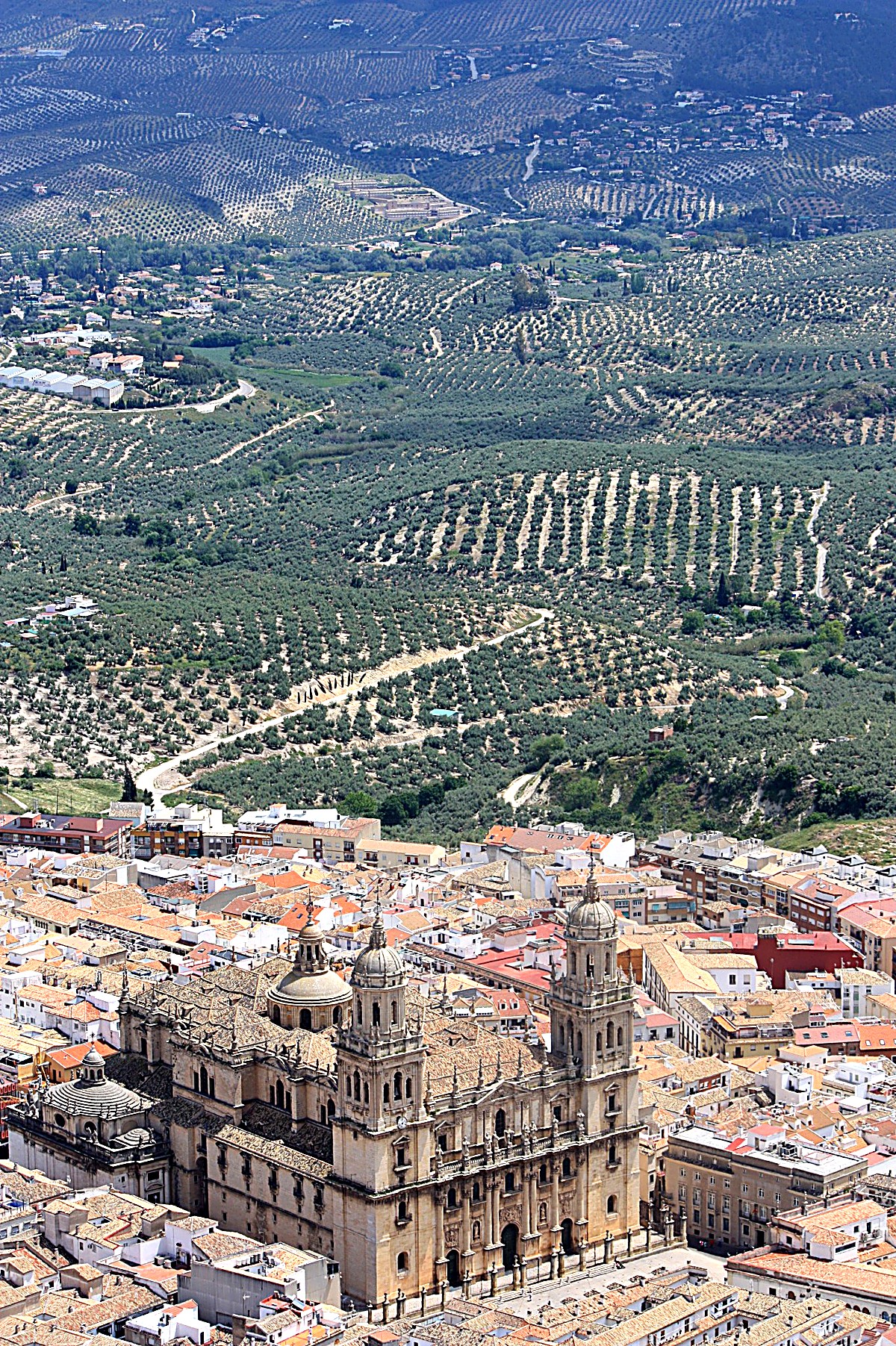 Jaén vu depuis le château