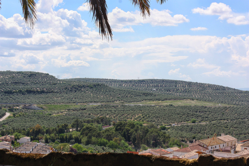 vista al pueblo desde el castillo