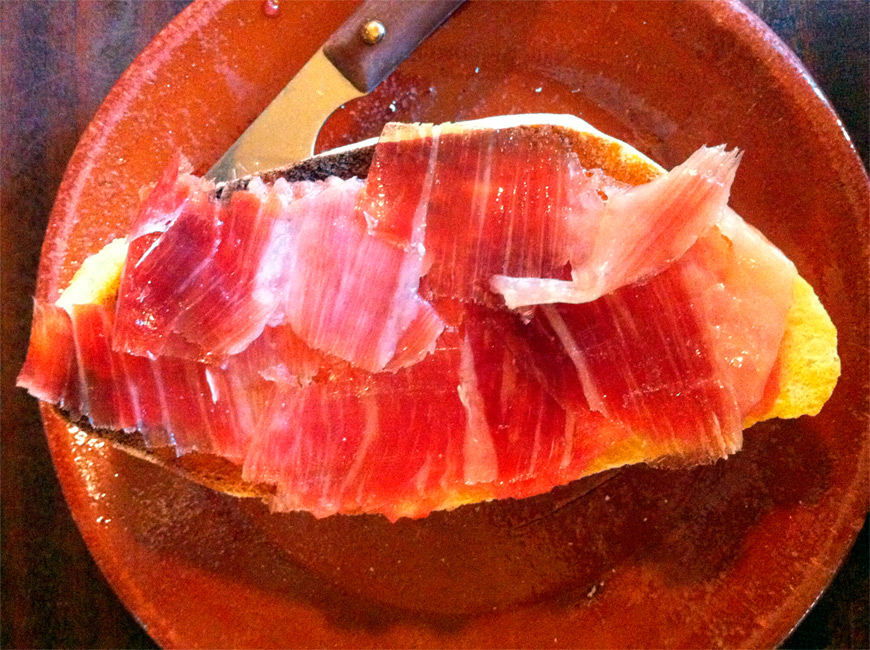 Ham toast Bar Alfalfa