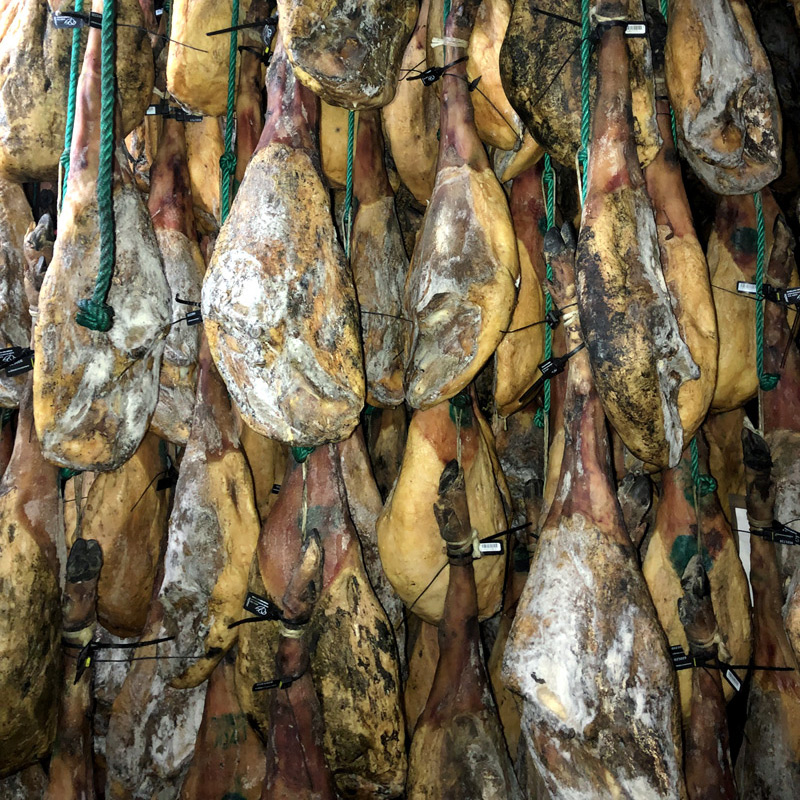 whole cured ham