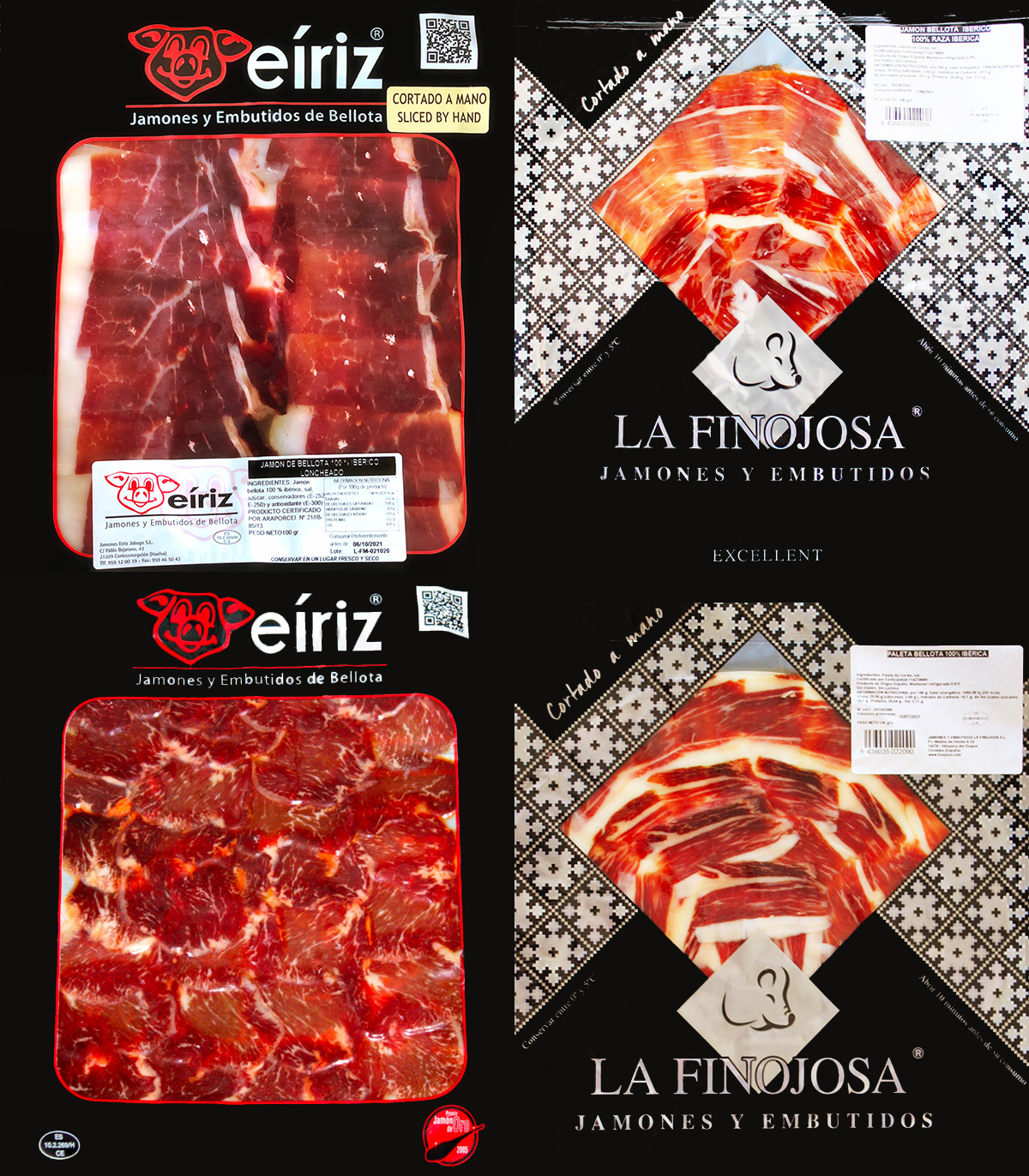 400 g de jamón y lomo Ibérico