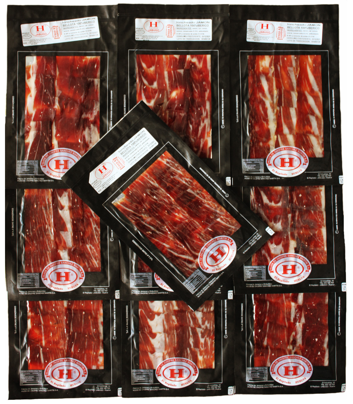 sobres de jamón