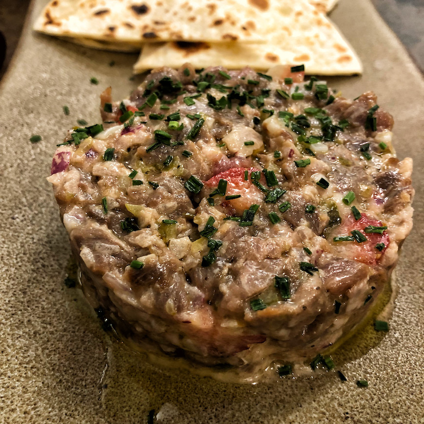 Tartar de cerdo ibérico